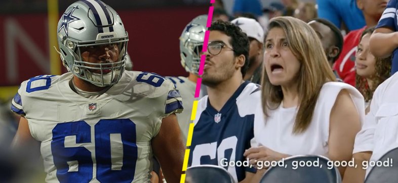 ¡Fan número uno! Las imágenes de la mamá de Isaac Alarcón apoyándolo en la pretemporada de la NFL