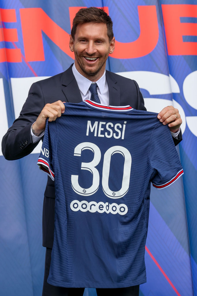 Lionel Messi con el PSG