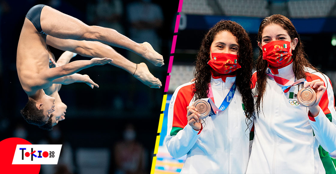 Un bronce y 4 cuartos lugares, la cosecha que dejaron los clavados para México en Tokio 2020