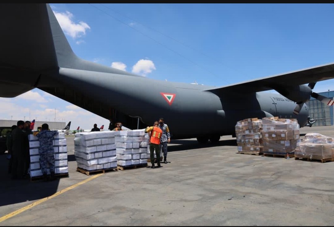 México envía primer avión con ayuda para los afectados por el sismo en Haití