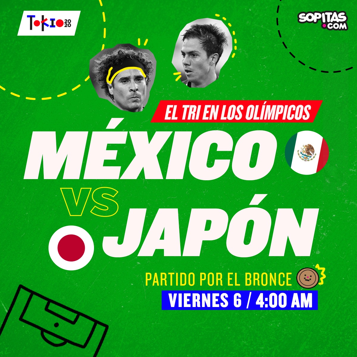 México vs Japón bronce