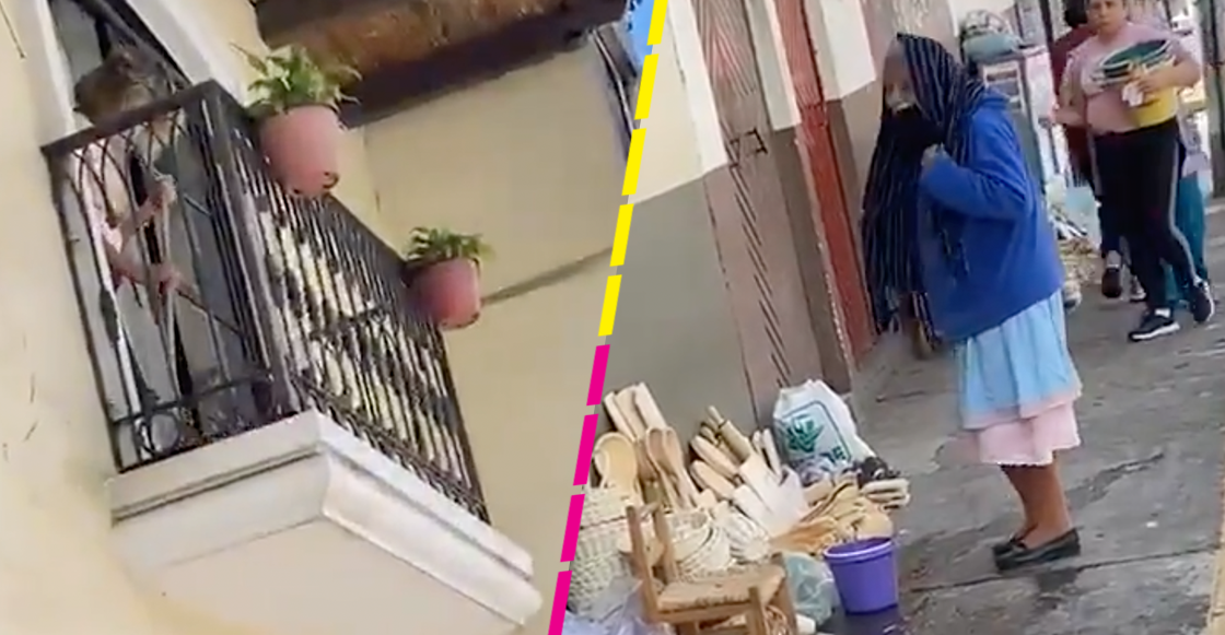 Cha-le: Mujer moja a abuelita porque vendía artesanías afuera de su casa