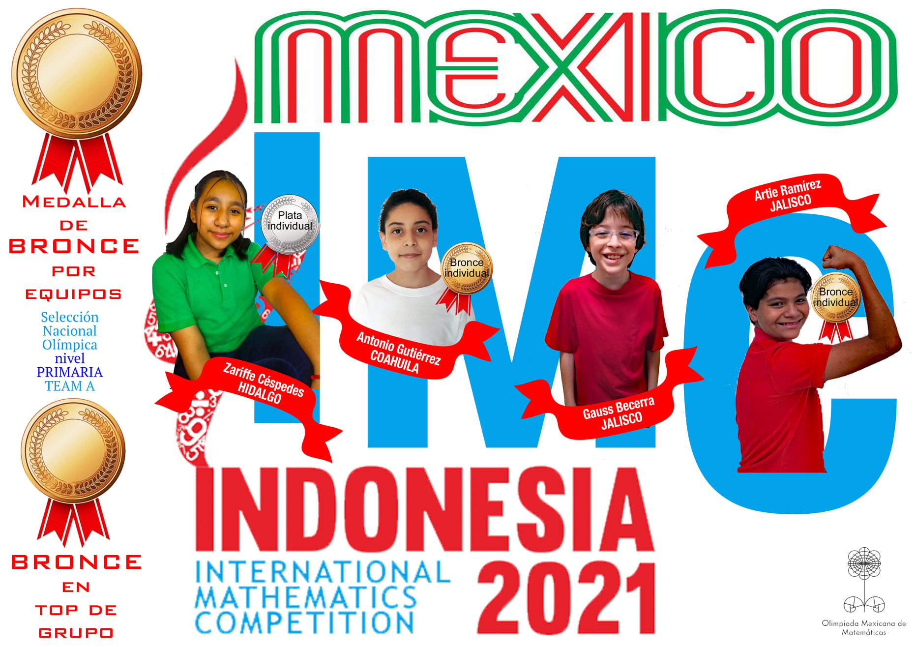 ¡Otra medalla para México! Niño de 11 de años gana oro en Competencia Internacional de Matemáticas
