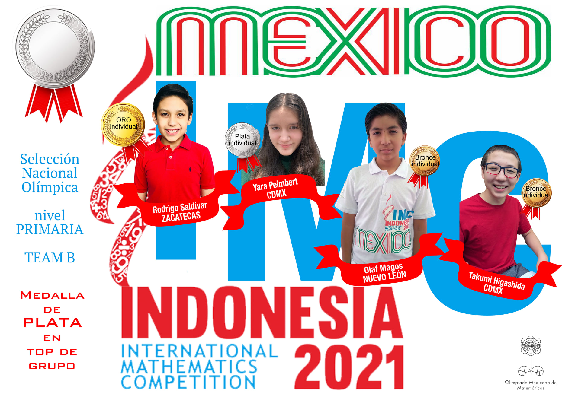¡Otra medalla para México! Niño de 11 de años gana oro en Competencia Internacional de Matemáticas