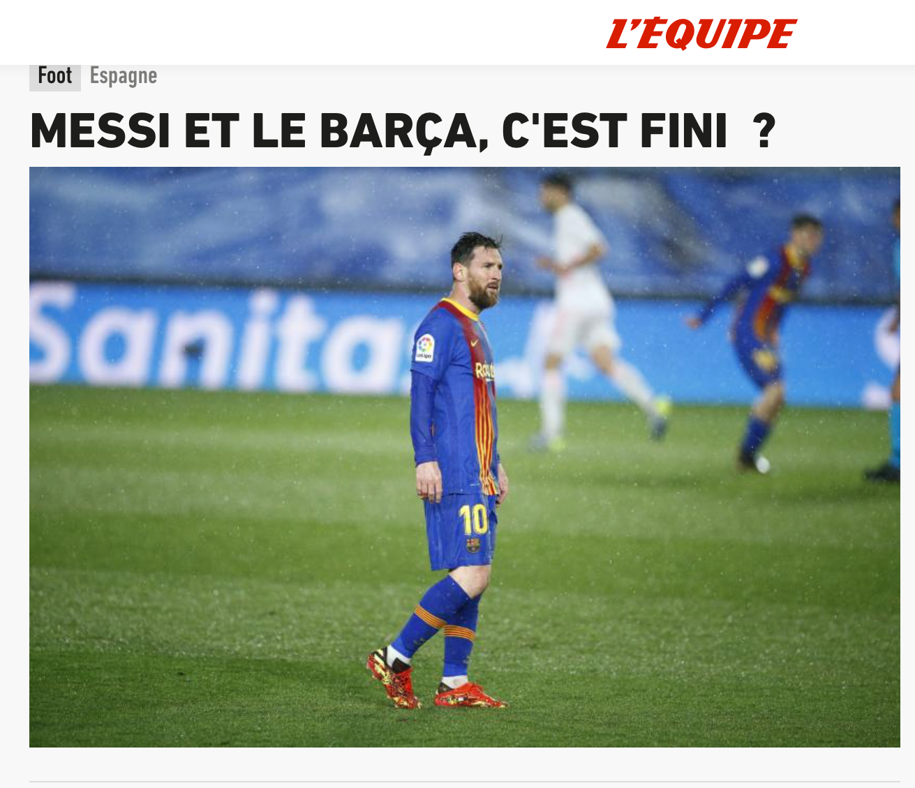 Las reacciones de la prensa en todo el mundo tras la separación de Messi y Barcelona