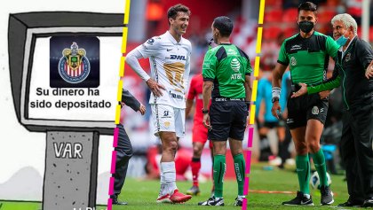 Los tres expulsados de Pumas, el proyecto del 'Tuca' que no jala y los memes de la J7 de la Liga MX