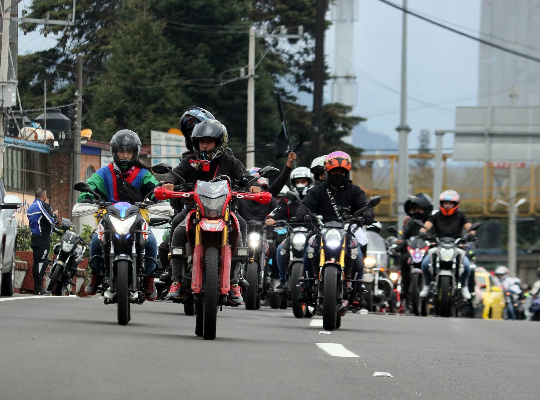 Así se vivió la rodada en memoria de motociclistas muertos en Tres Marías
