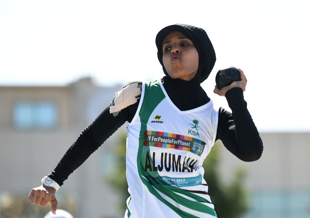 Sarah Aljumaah de Arabia Saudita en Juegos Paralímpicos