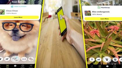 Con el nuevo escáner de Snapchat, puedes hacer compras, adoptar mascotas y mucho más