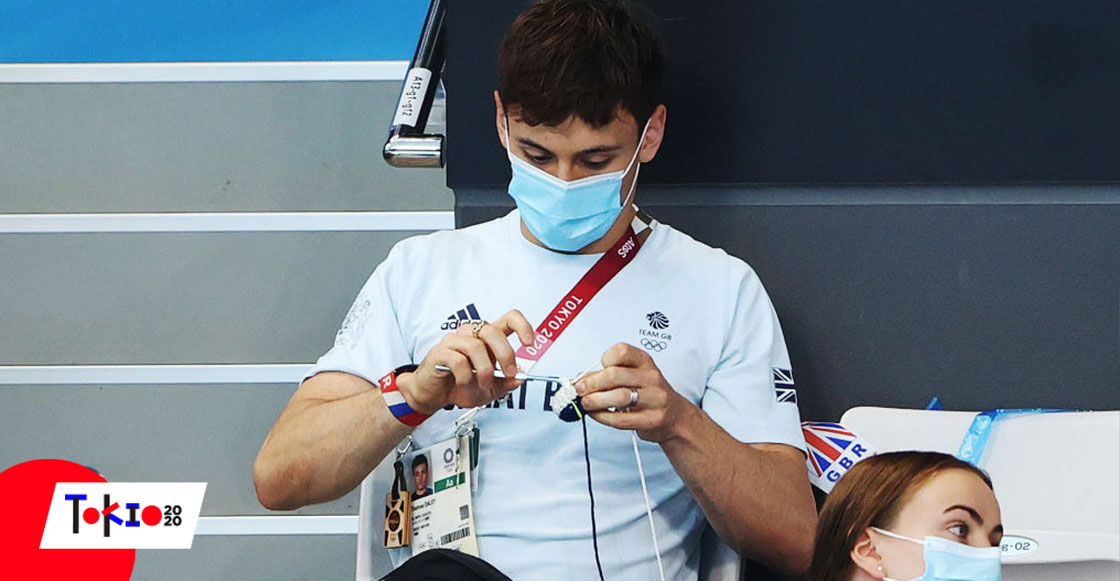 La historia detrás de las prendas que Tom Daley teje durante Tokio 2020
