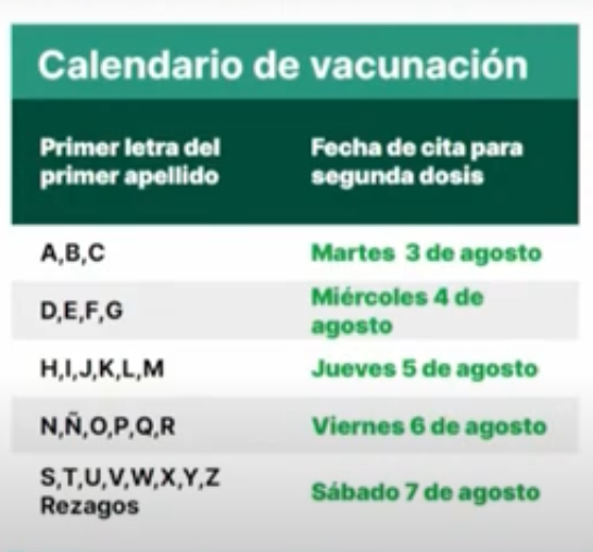 CDMX continuará vacunación contra COVID sólo con segunda dosis a personas de 40 a 49 años