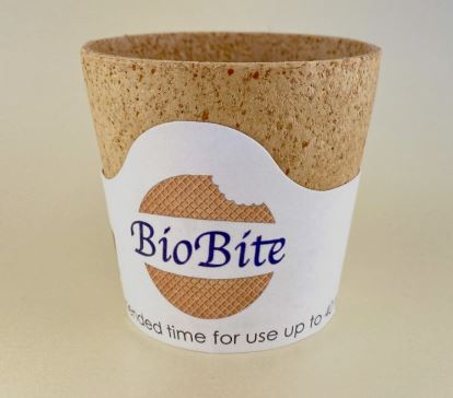 Vaso comestible de BioBite