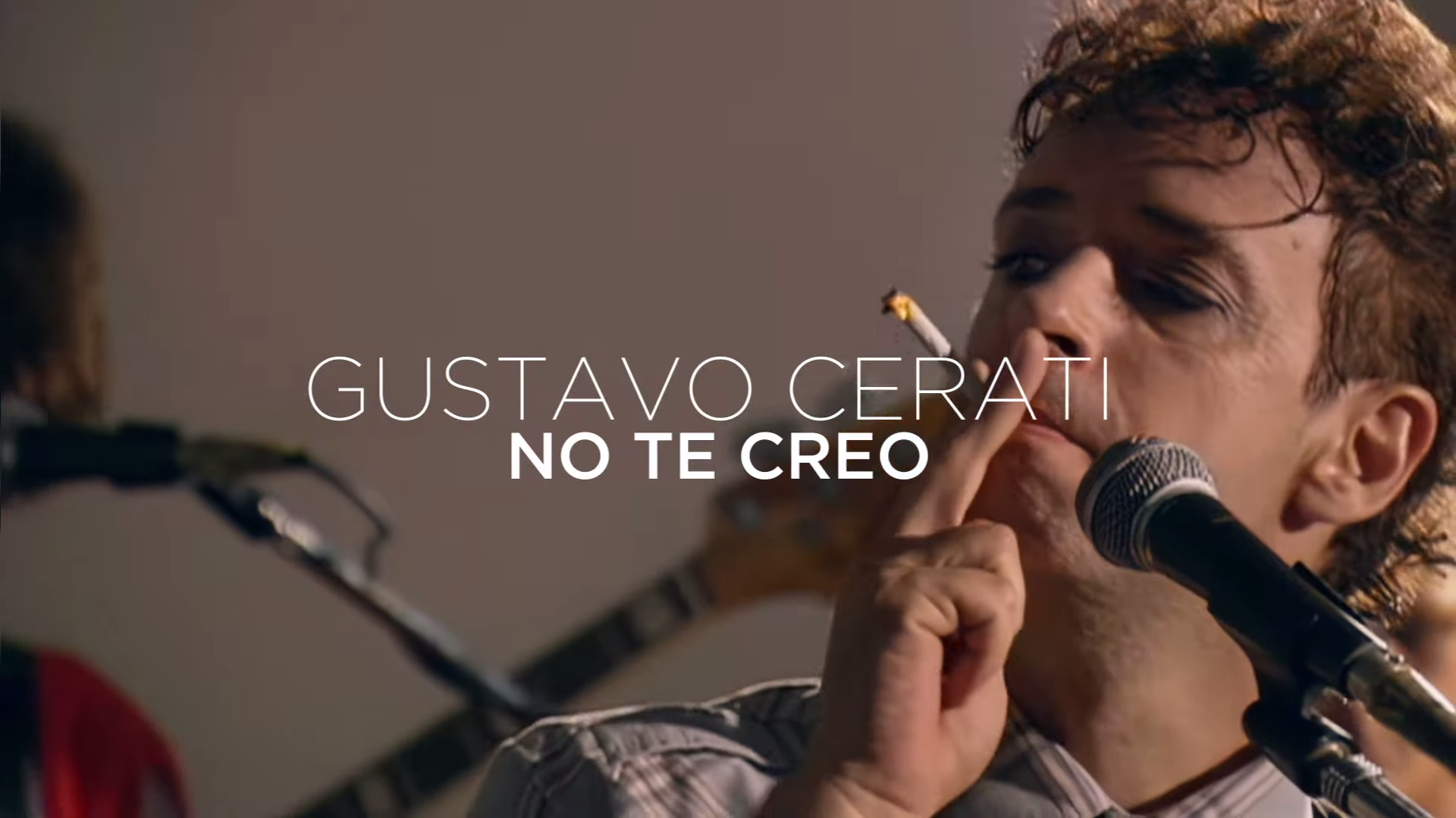 ¡Comparten el video inédito para "No te creo" de Gustavo Cerati!