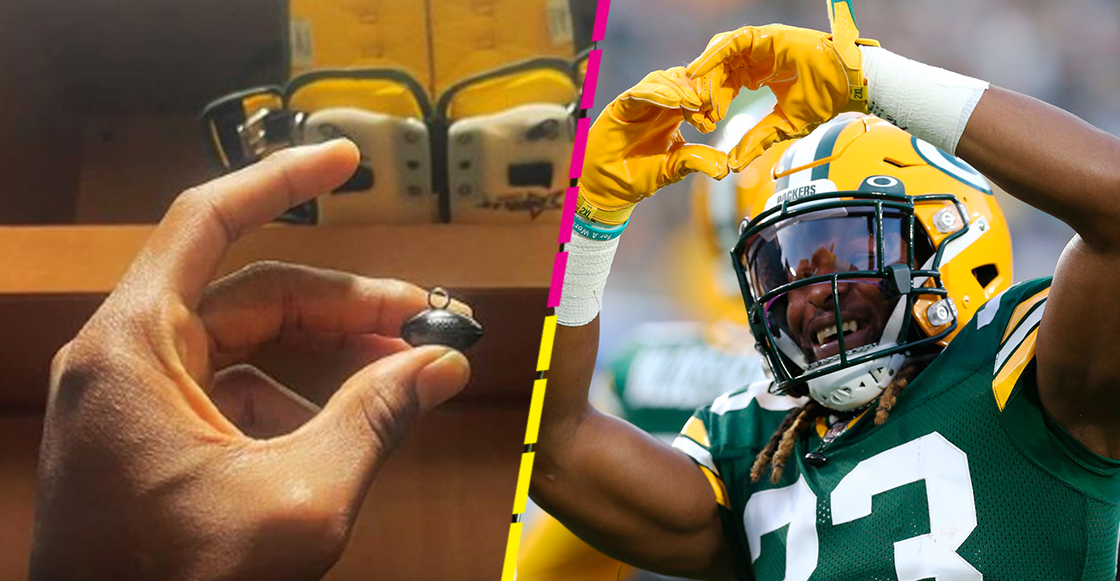 Aaron Jones vivió un drama en el MNF por perder las cenizas de su padre que lleva en un colgante