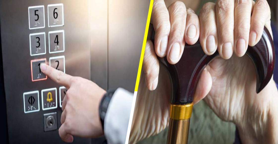 Abuelito lleva 15 años sin poder salir a la calle por falta de elevador