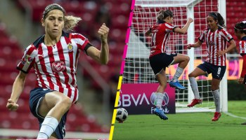 El gol de Alicia Cervantes y el festejo al estilo Omar Bravo en el clásico tapatío femenil