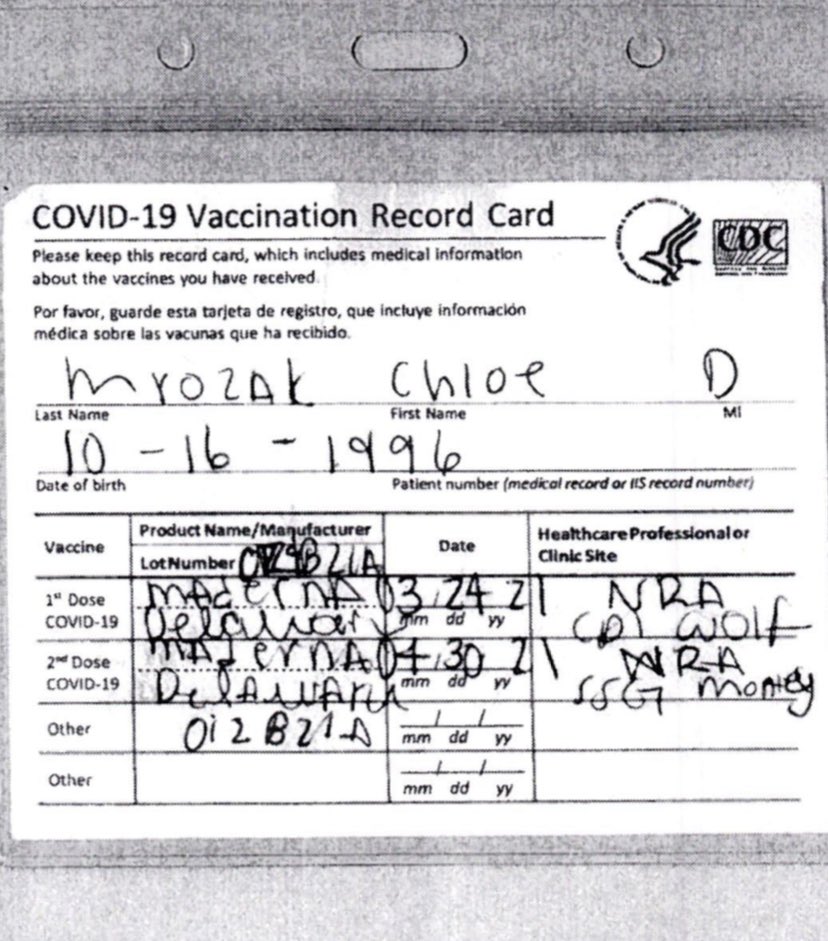 Póngale cero: Joven falsifica su certificado de vacunación; la cachan por error ortográfico