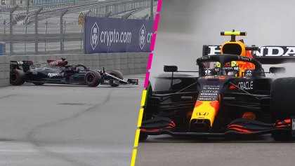 Checo Pérez Lewis Hamilton Gran Premio de Rusia