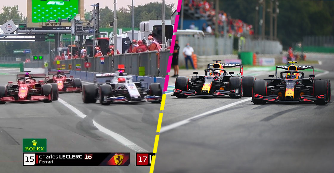 El sacrificio de Checo a favor de Verstappen y los corajes contra Mazepin en la calificación del GP de Italia