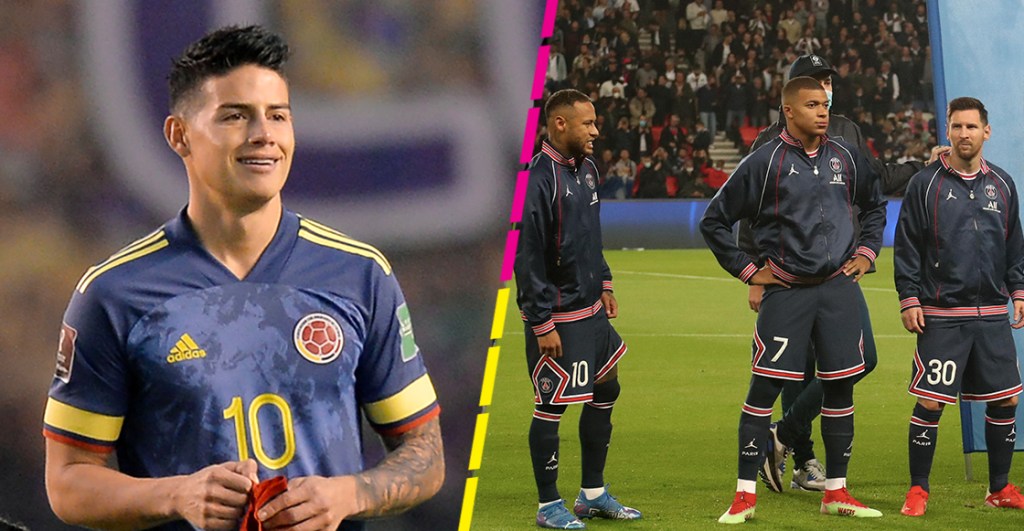 La cláusula de James Rodríguez que lo convertiría en compañero de Messi, Neymar y Mbappé