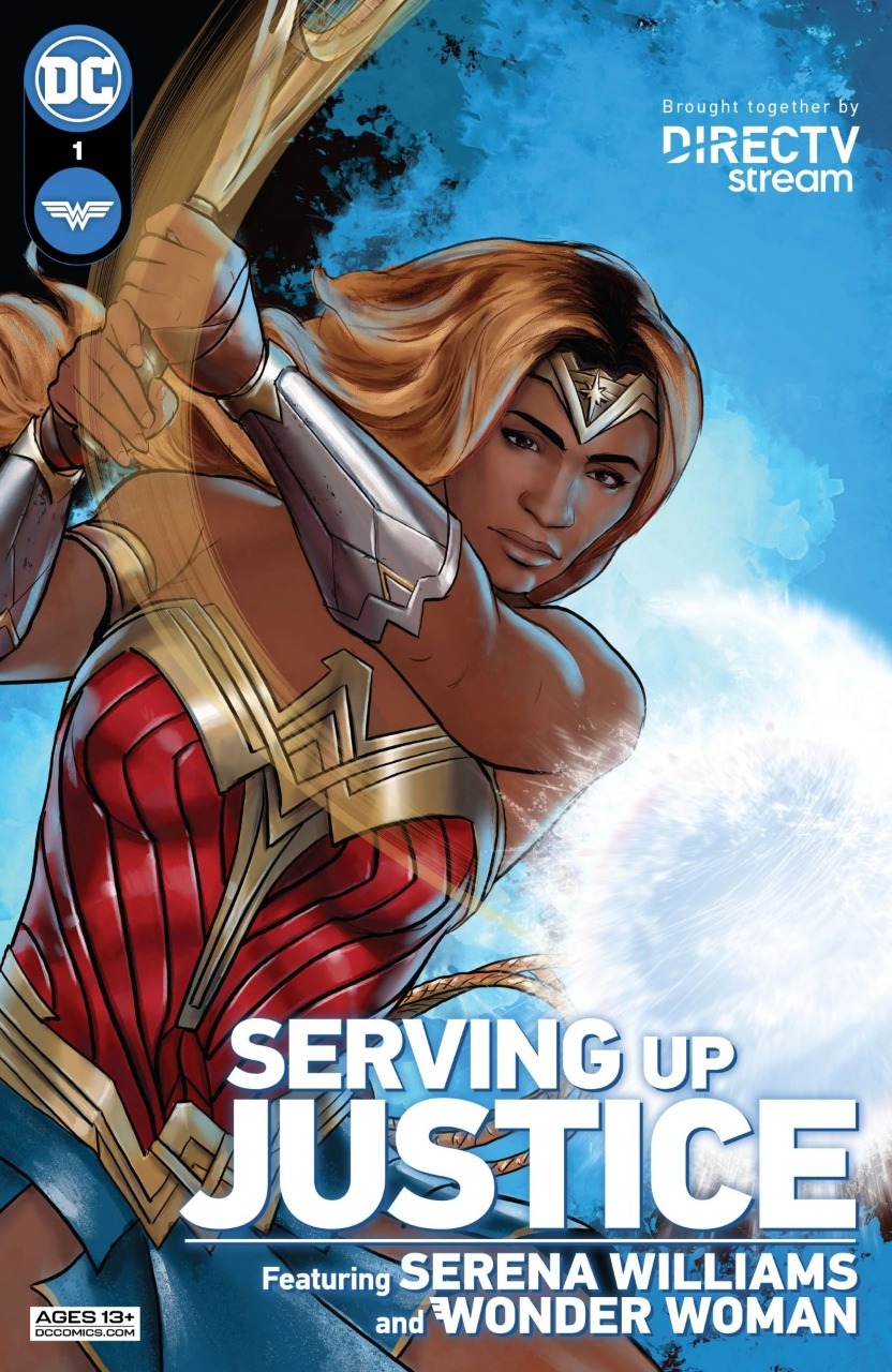 Cómic de DC sobre Wonder Woman y Serena Williams