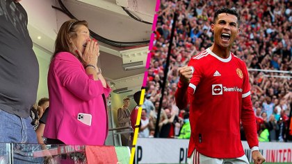 Doblete ante las lágrimas de su madre: Así le fue a Cristiano Ronaldo en su debut con el Manchester United