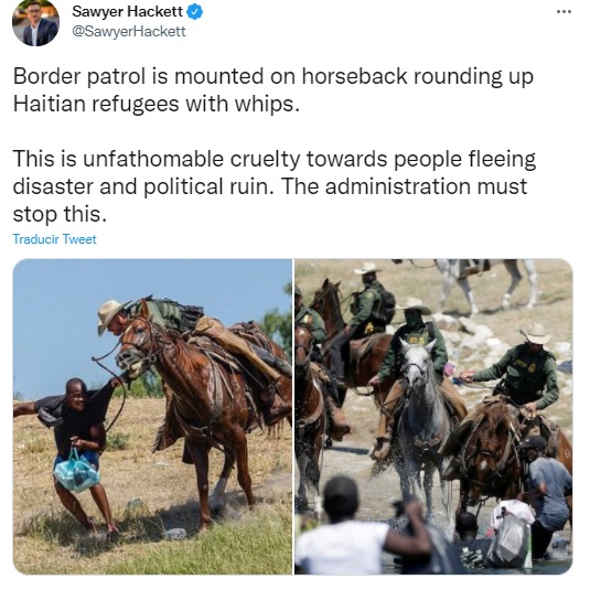 del rio migrantes haiti EU tuit