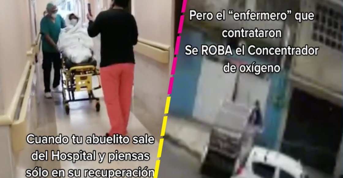 Qué poca: Denuncian a enfermero que robó concentrador de oxígeno abuelito paciente de COVID-19