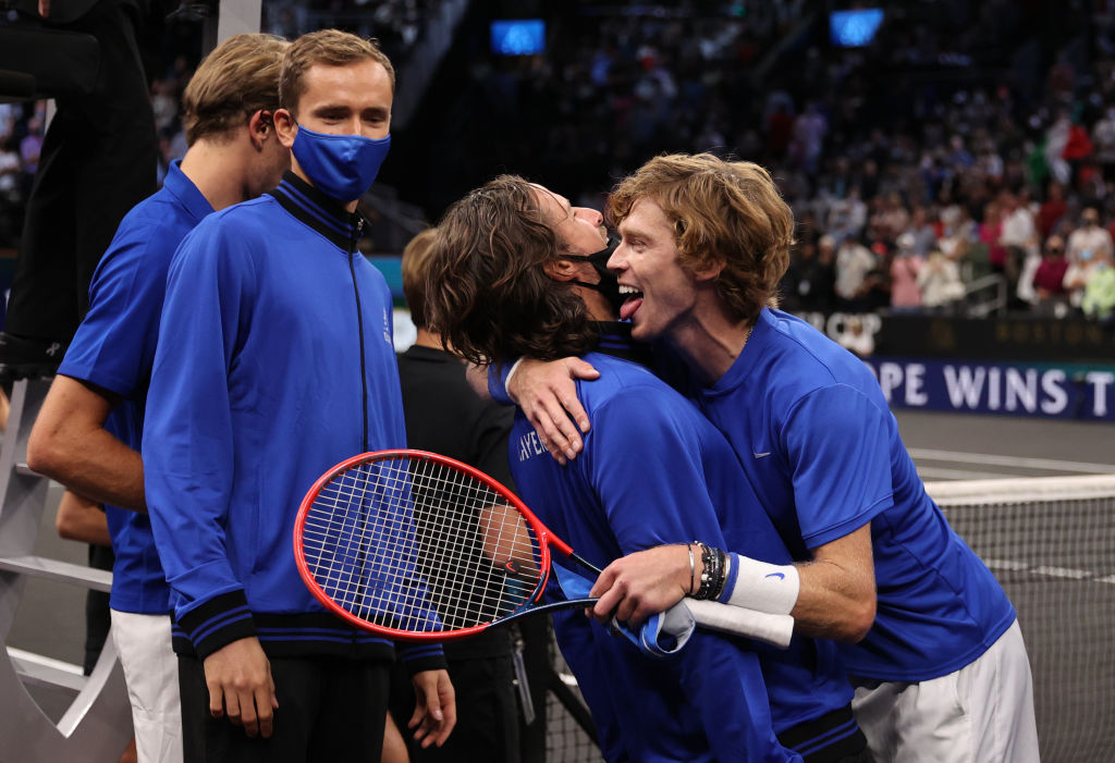 En imágenes: Los festejos del Equipo de Europa por su tetracampeonato de la Laver Cup