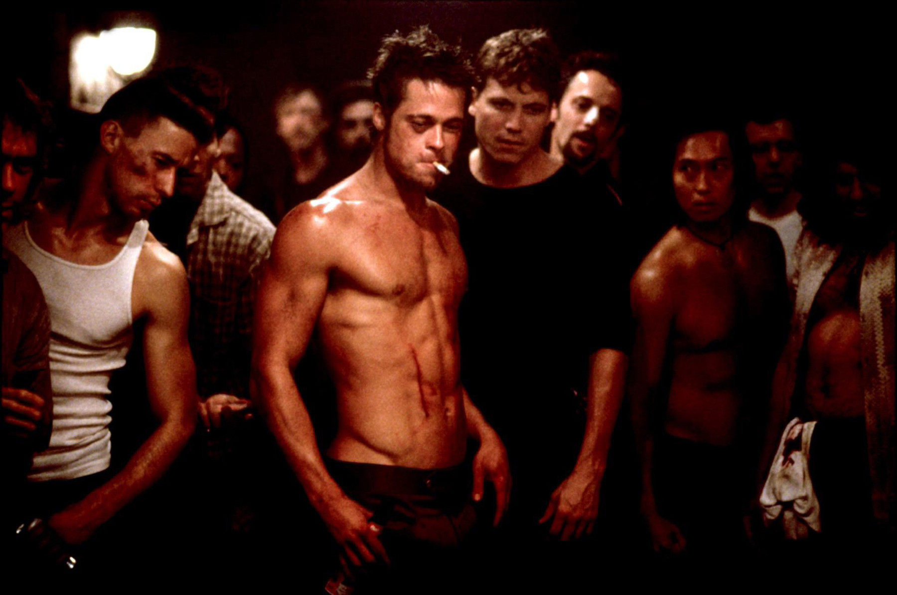 Brad Pitt en 'Fight Club'