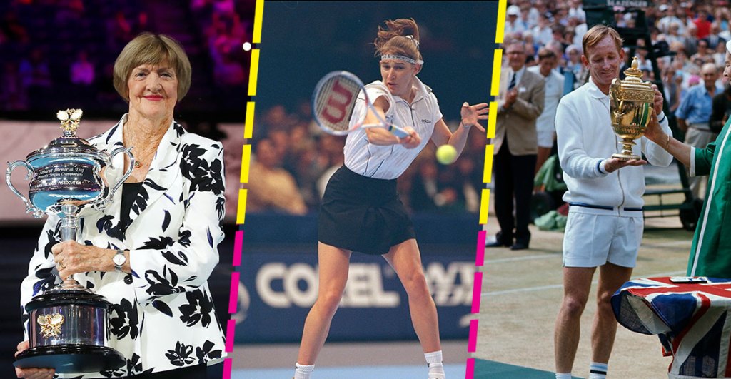 ¿Quiénes son los tenistas que han logrado los cuatro Grand Slams en una misma temporada?
