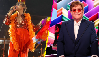 Harry Styles rinde tributo a Elton John y la comunidad LGBTQ+ en su último show