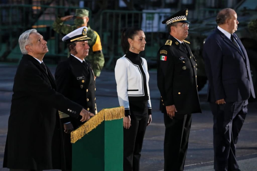 AMLO y Sheinbaum encabezan homenaje para las víctimas de los sismos por el 19S