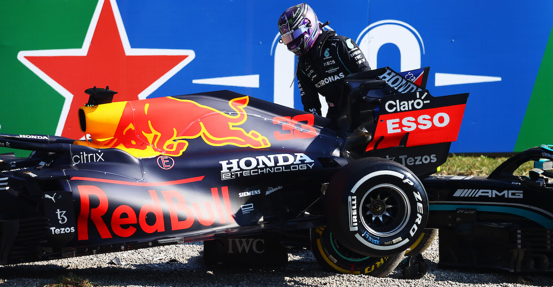 Lewis Hamilton explota contra Max Verstappen: "Le di espacio y de repente estaba sobre mí"