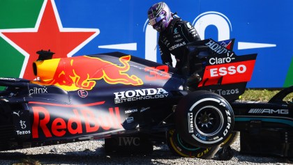 Lewis Hamilton explota contra Max Verstappen: "Le di espacio y de repente estaba sobre mí"