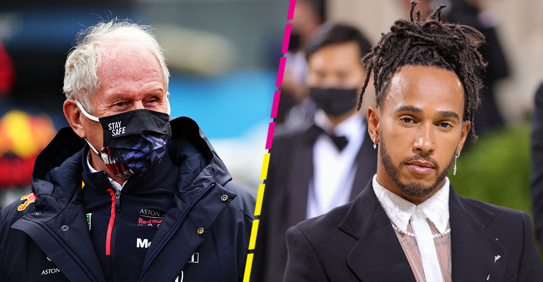 ¡Hay tiro! Lewis Hamilton respondió a las burlas de Helmut Marko tras participar en una pasarela