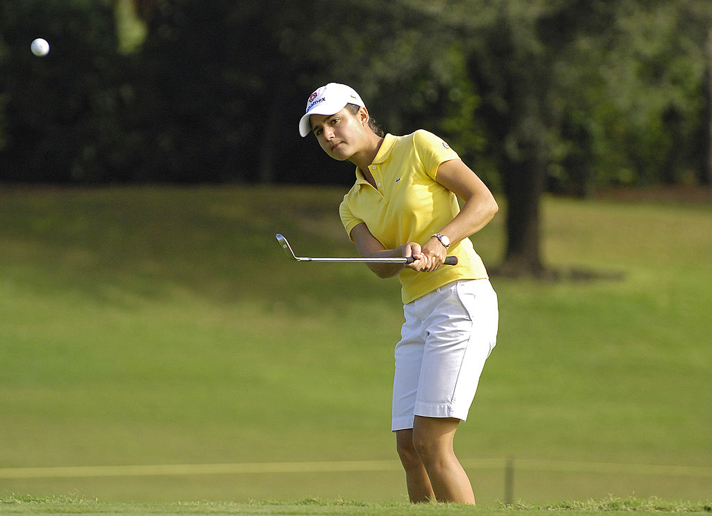 Lorena Ochoa en un torneo de LPGA en 2006