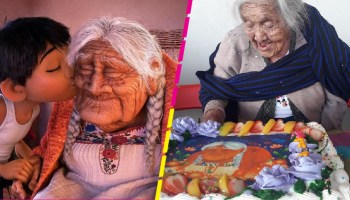 ‘Mamá Coco’ de la vida real celebró su cumpleaños 108 con un pastel del personaje