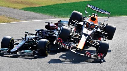 ¡Tsss! La sanción para Max Verstappen por el incidente con Hamilton en Monza