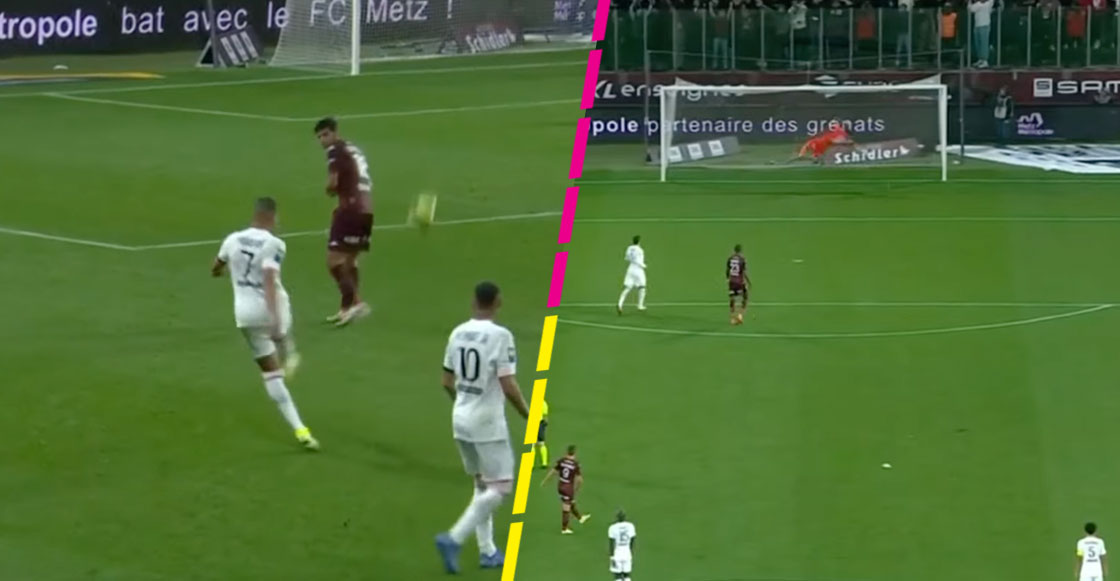 El anti Fair Play de Mbappé contra el portero del Metz en el triunfo del PSG