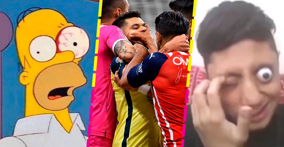 ¡Casi le saca un ojo! No hubo goles, pero los memes se llevan el clásico entre América y Chivas