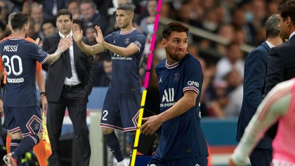 ¡En la que se metió! Pochettino explica el motivo por el cual sacó a Messi frente al Lyon