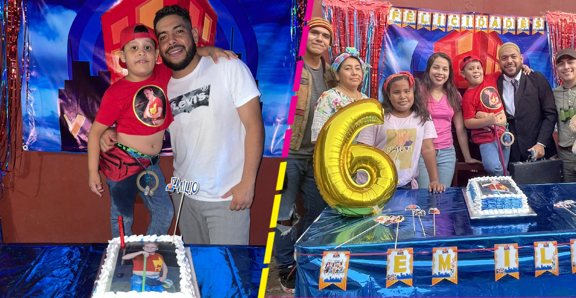 Niño celebra su cumpleaños con temática de ‘Vecinos’ porque admira a ‘Germán’