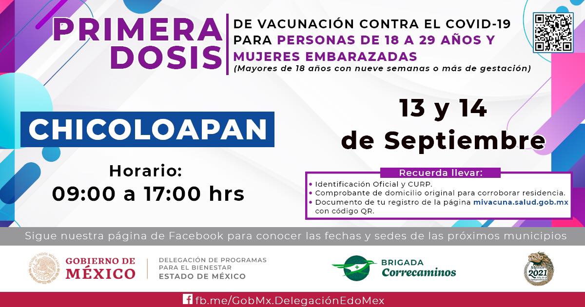 ¡Por fin! Anuncian fechas de vacunación en Chalco, Ixtapaluca y más municipios en Edomex