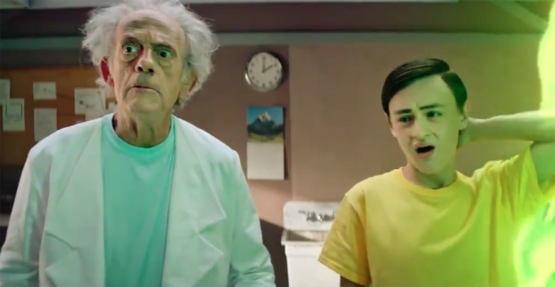 ¡Checa a Christopher Lloyd y Jaeden Martell como las versiones live-action de 'Rick and Morty'!