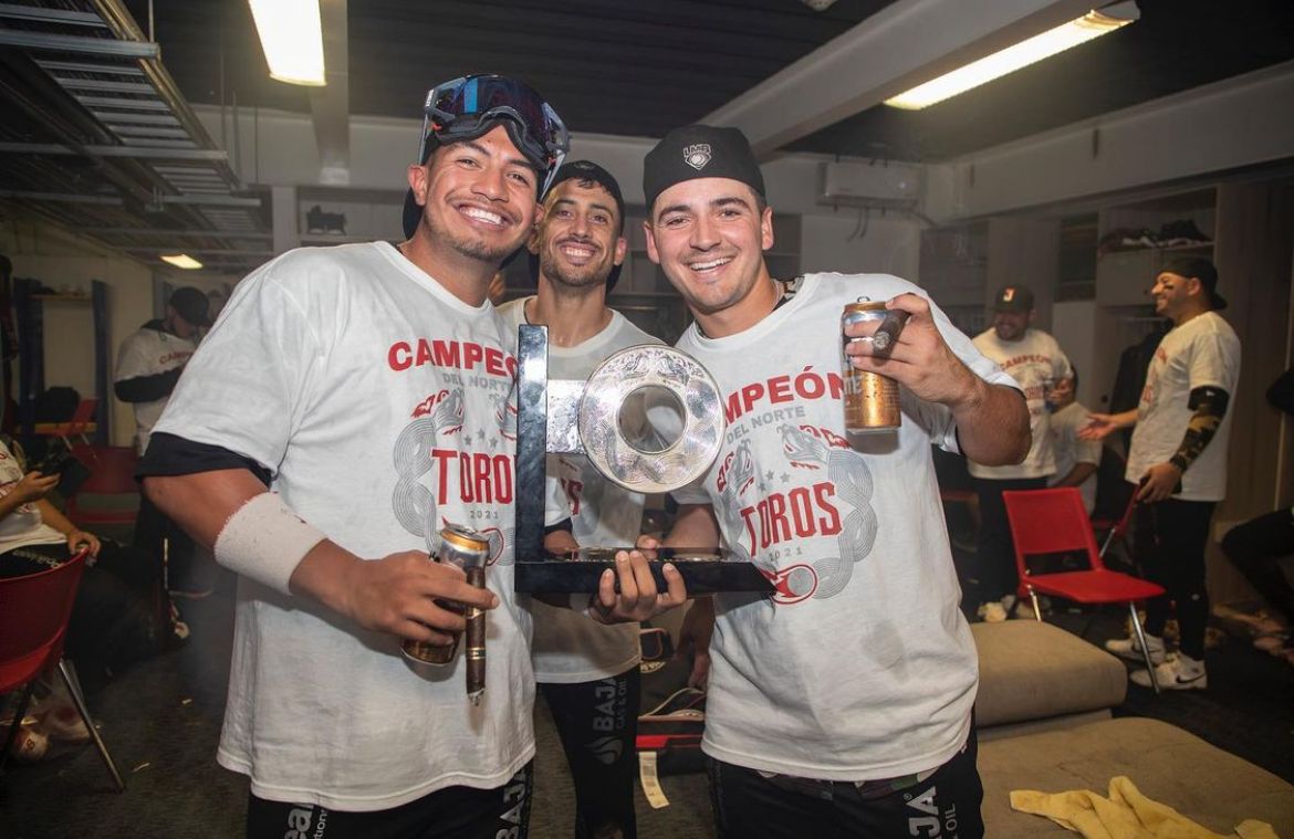 En imágenes: Los festejos de los Toros de Tijuana, nuevos campeones de la Liga Mexicana de Beisbol