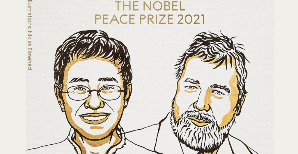 Maria Ressa y Dmitry Muratov Nobel de la Paz