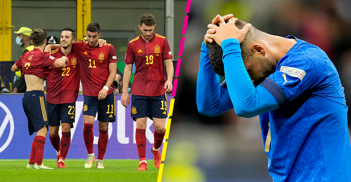 ¡A la final de la Nations League! Pásale a ver los goles con los que España pulverizó el récord invicto de Italia