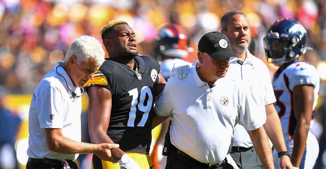 Mal y de malas: Steelers pierden toda la temporada por lesión al receptor JuJu Smith-Schuster