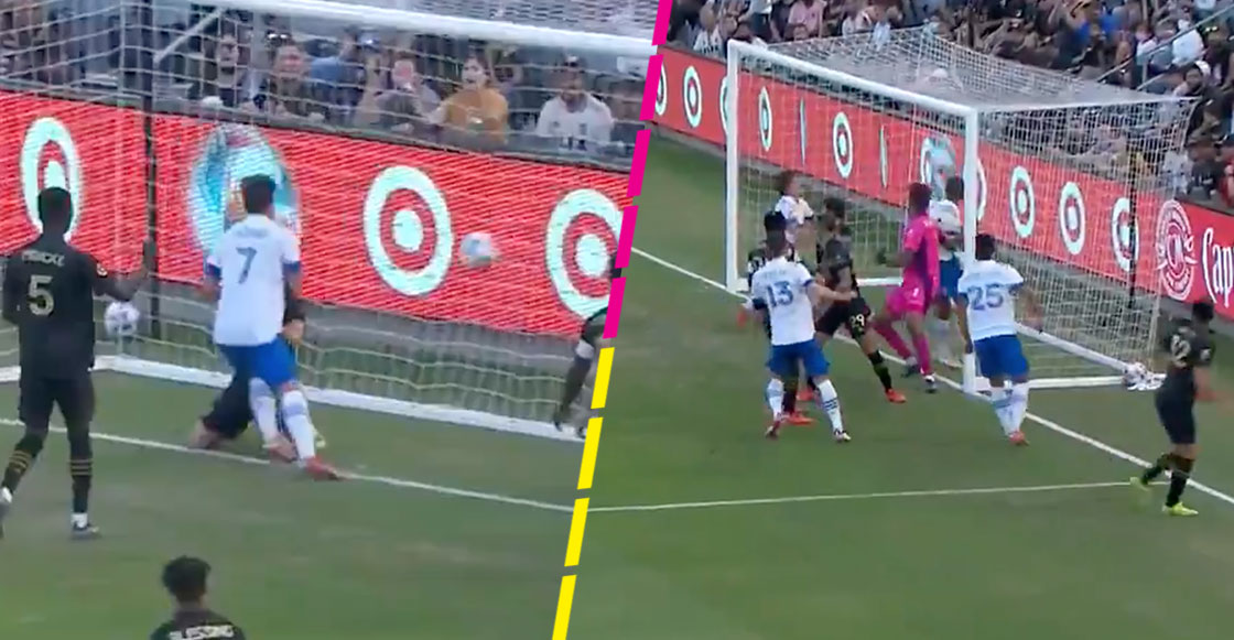 ¡Con la panza y sin querer! El gol de Carlos Fierro a pase de 'Chofis' López ante el LAFC